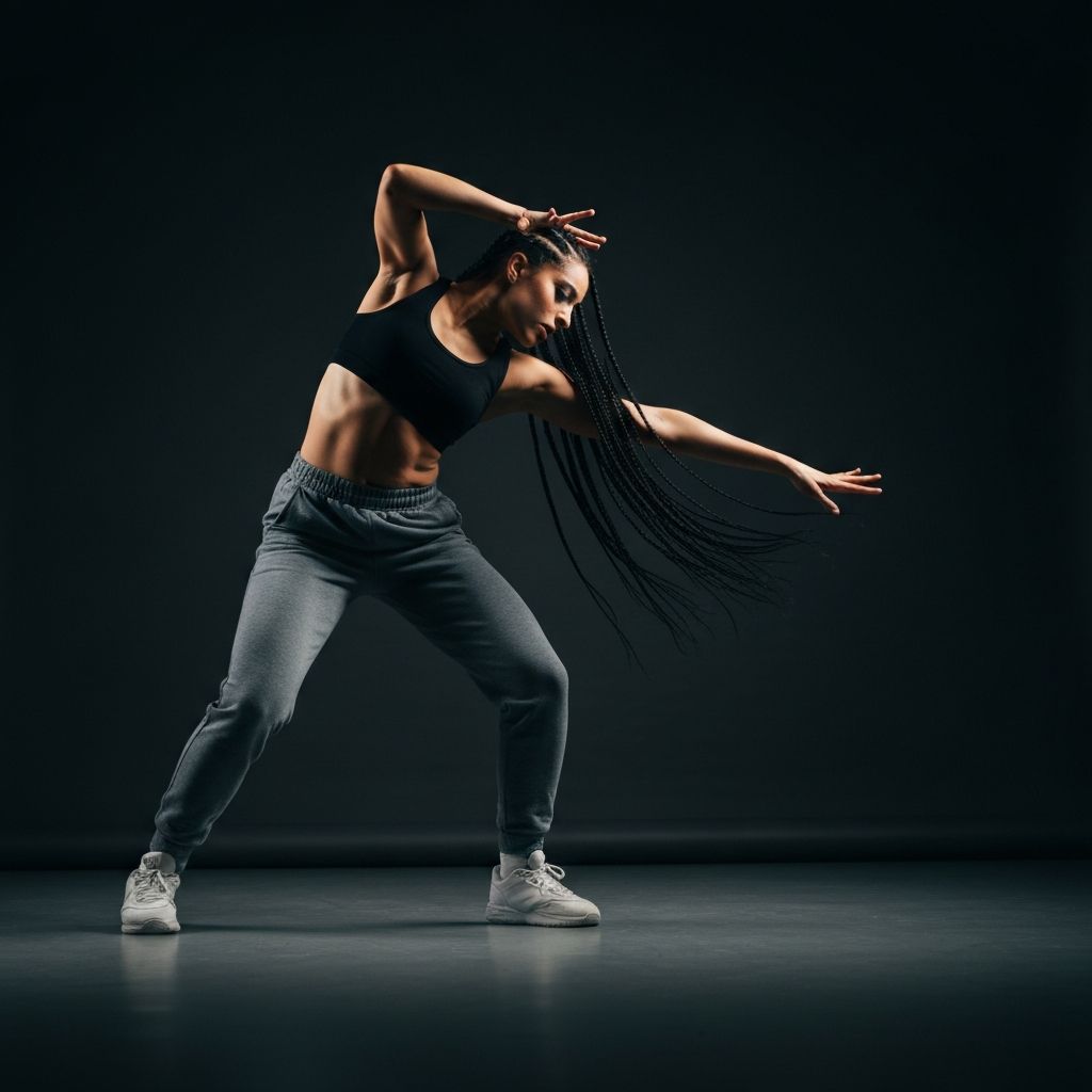 Solo dancer performance